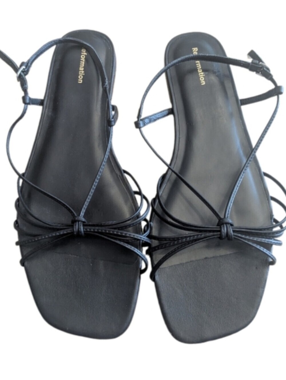Reformation Milligan Flat Strappy Sandal
